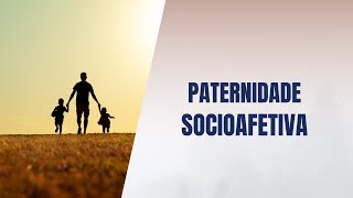 Paternidade socioafetiva [upl. by Ahsirk934]