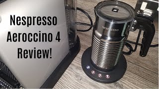 Nespresso Aeroccino 4 Milk Frother Review  Worth upgrading from the Aeroccino 3 [upl. by Gussie499]