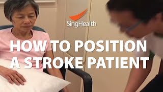 How To Position A Stroke Patient [upl. by Stryker762]