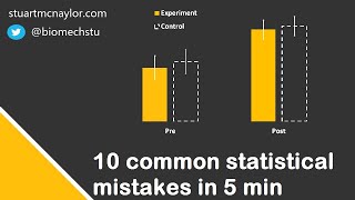 Ten Statistical Mistakes in 5 Min [upl. by Ennoid]