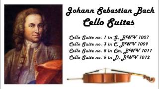 Johann Sebastian Bach  Cello suites in 432 Hz great for reading or studying [upl. by Beare]