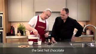 How to make a hot chocolate using an aerolatte milk frother [upl. by Narret]