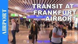 TRANSIT WALK AT FRANKFURT Airport FRA Terminal 1  Connection Flight Transfer Arriving amp Departing [upl. by Oalsinatse]