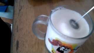 Aerolatte Review Frothing Cold Milk In Under 1 Minute [upl. by Eloken627]